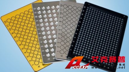 HTS-XT 中可以使用不同類型的可重復(fù)使用、易于清潔的微孔板。