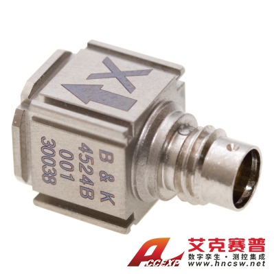 HBK 4524-B-001型  立方形三軸 CCLD 加速計(jì)、 TEDS、1 mV/ms-2，不含線纜