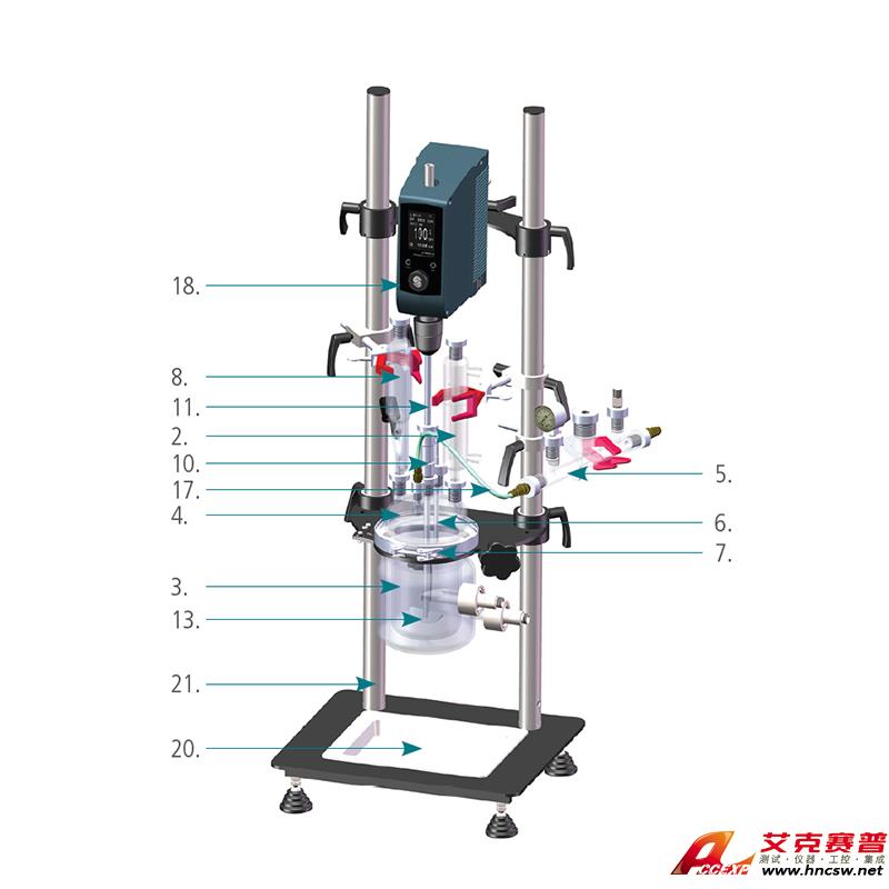 JULABO優(yōu)萊博 1000ml壓力反應(yīng)釜，（100mm法蘭開口）JRS-6429-235