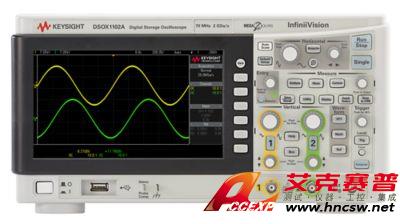 keysight是德 DSOX1102A 示波器：70/100 MHz，2 個(gè)模擬通道