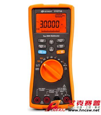 keysight是德 U1271A 手持式數(shù)字萬(wàn)用表，4位半，IP54